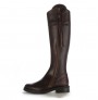 Made to measure brown leather riding boots