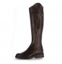 Made to measure brown leather riding boots