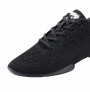 Red sneaker knit dancing shoes for men