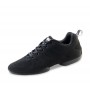 Red sneaker knit dancing shoes for men