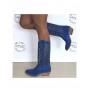 Navy blue cowboy boots for women