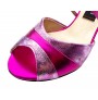 Pink Leather ballroom dancing shoes