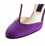 Dark Purple heels closed toe