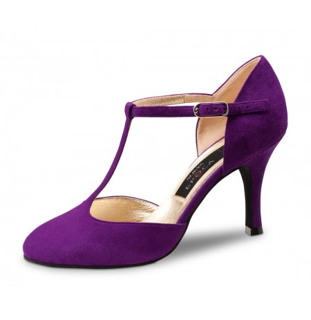 Dark Purple heels closed toe