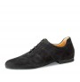 Grey or black suede leather dancing shoes for men