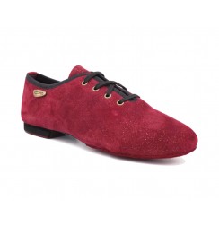 Red burgundy high flexibility dance shoes